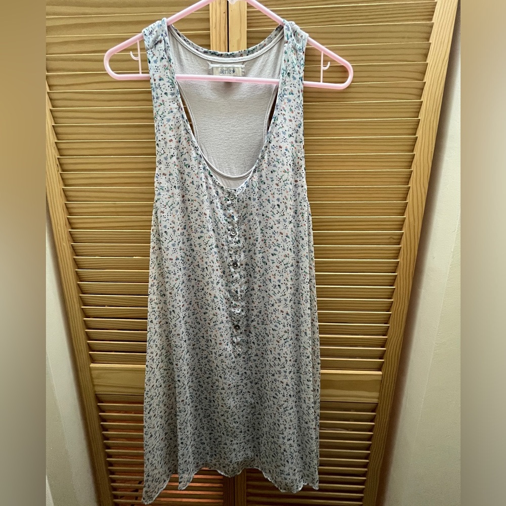 Aerie casual floral dress/cover-up